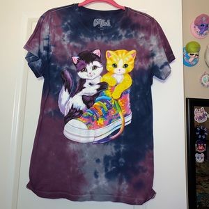 Lisa Frank Tie Dye Kitty Cat Shirt
